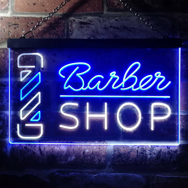 ADVPRO Barber Shop Pole Dual Color LED Neon Sign st6-i2457 - White & Blue