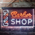 ADVPRO Barber Shop Pole Dual Color LED Neon Sign st6-i2457 - White & Orange