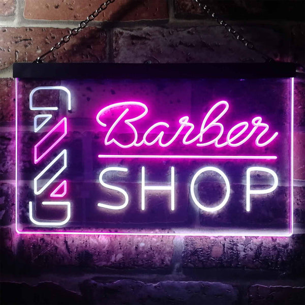 ADVPRO Barber Shop Pole Dual Color LED Neon Sign st6-i2457 - White & Purple
