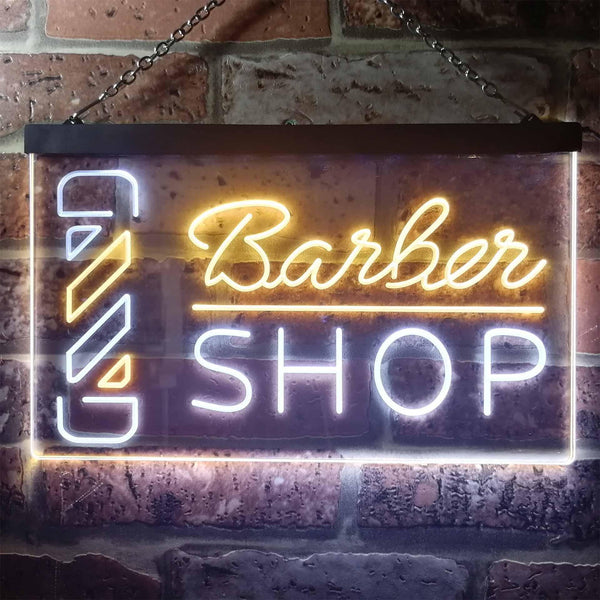 ADVPRO Barber Shop Pole Dual Color LED Neon Sign st6-i2457 - White & Yellow