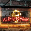 ADVPRO Ice Cream Kid Room Display Dual Color LED Neon Sign st6-i2462 - Red & Yellow