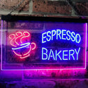 ADVPRO Espresso Coffee Bakery Shop Dual Color LED Neon Sign st6-i2497 - Blue & Red