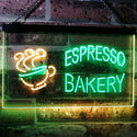 ADVPRO Espresso Coffee Bakery Shop Dual Color LED Neon Sign st6-i2497 - Green & Yellow