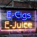 ADVPRO E-Juice Indoor Display Shop Dual Color LED Neon Sign st6-i2532 - Blue & Yellow
