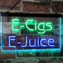 ADVPRO E-Juice Indoor Display Shop Dual Color LED Neon Sign st6-i2532 - Green & Blue
