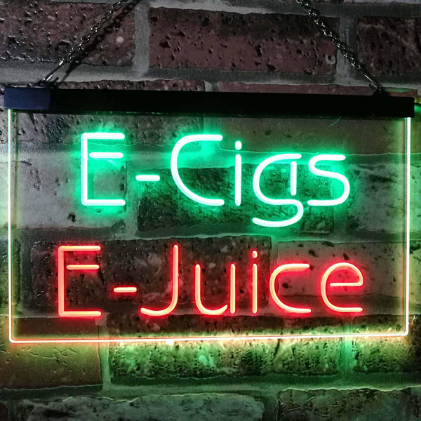 ADVPRO E-Juice Indoor Display Shop Dual Color LED Neon Sign st6-i2532 - Green & Red