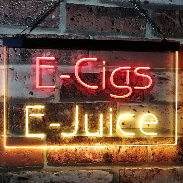 ADVPRO E-Juice Indoor Display Shop Dual Color LED Neon Sign st6-i2532 - Red & Yellow