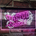 ADVPRO Tattoo Salon Indoor Display Dual Color LED Neon Sign st6-i2556 - White & Purple