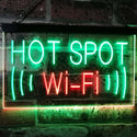 ADVPRO Wi-Fi Hot Spot Display Dual Color LED Neon Sign st6-i2571 - Green & Red