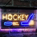ADVPRO Hockey Sport Man Cave Bar Room Dual Color LED Neon Sign st6-i2577 - Blue & Yellow