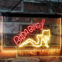ADVPRO Bada Bing Girl Lady Man Cave Dual Color LED Neon Sign st6-i2585 - Red & Yellow