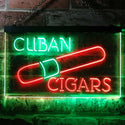 ADVPRO Cuba Cigars Collector Club Bar Wine Wall Decor Dual Color LED Neon Sign st6-i2602 - Green & Red