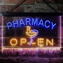 ADVPRO Pharmacy Open Business Medicine Shop Dual Color LED Neon Sign st6-i2614 - Blue & Yellow