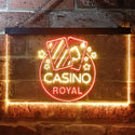 ADVPRO Casino Man Cave Royal Bar Dual Color LED Neon Sign st6-i2708 - Red & Yellow