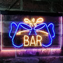ADVPRO Home Bar Beer Mugs Cheers Decoration Man Cave Dual Color LED Neon Sign st6-i2814 - Blue & Yellow