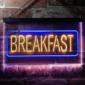ADVPRO All Day Breakfast Cafe Dual Color LED Neon Sign st6-i2862 - Blue & Yellow