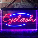 ADVPRO Eyelash Beauty Salon Dual Color LED Neon Sign st6-i2885 - Blue & Red
