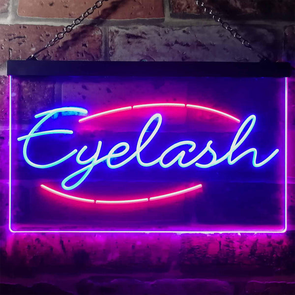 ADVPRO Eyelash Beauty Salon Dual Color LED Neon Sign st6-i2885 - Red & Blue