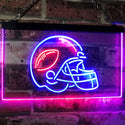 ADVPRO American Football Sport Man Cave Dual Color LED Neon Sign st6-i2902 - Blue & Red