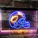 ADVPRO American Football Sport Man Cave Dual Color LED Neon Sign st6-i2902 - Blue & Yellow