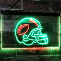ADVPRO American Football Sport Man Cave Dual Color LED Neon Sign st6-i2902 - Green & Red