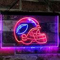 ADVPRO American Football Sport Man Cave Dual Color LED Neon Sign st6-i2902 - Red & Blue