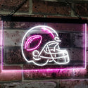 ADVPRO American Football Sport Man Cave Dual Color LED Neon Sign st6-i2902 - White & Purple