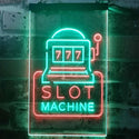 ADVPRO Slot Machine 777 Game Room  Dual Color LED Neon Sign st6-i2943 - Green & Red