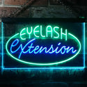 ADVPRO Eyelash Extension Dual Color LED Neon Sign st6-i2958 - Green & Blue