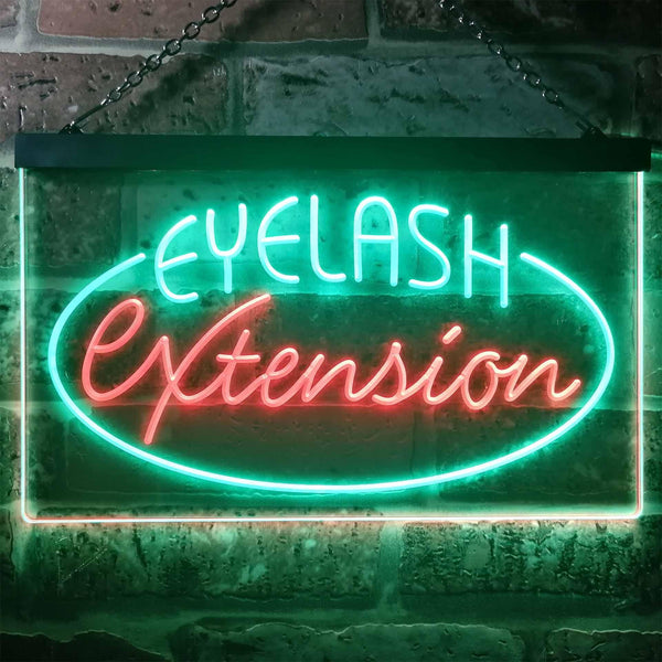 ADVPRO Eyelash Extension Dual Color LED Neon Sign st6-i2958 - Green & Red