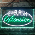ADVPRO Eyelash Extension Dual Color LED Neon Sign st6-i2958 - White & Green