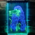 ADVPRO Beauty Salon Make Up Barber Display  Dual Color LED Neon Sign st6-i2965 - Green & Blue