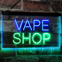 ADVPRO Vape Shop Indoor Display Dual Color LED Neon Sign st6-i3018 - Green & Blue
