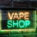 ADVPRO Vape Shop Indoor Display Dual Color LED Neon Sign st6-i3018 - Green & Yellow
