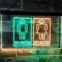 ADVPRO Restroom Male Female Boy Girl Toilet Dual Color LED Neon Sign st6-i3029 - Green & Yellow