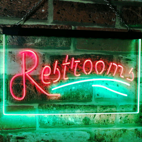 ADVPRO Restroom Classic Display Cafe Restaurant Dual Color LED Neon Sign st6-i3034 - Green & Red