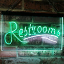 ADVPRO Restroom Classic Display Cafe Restaurant Dual Color LED Neon Sign st6-i3034 - White & Green