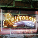 ADVPRO Restroom Classic Display Cafe Restaurant Dual Color LED Neon Sign st6-i3034 - White & Yellow