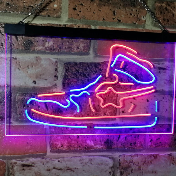 ADVPRO Sneaker Shoe Sport Running Store Shop Display Dual Color LED Neon Sign st6-i3071 - Red & Blue