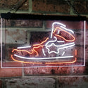 ADVPRO Sneaker Shoe Sport Running Store Shop Display Dual Color LED Neon Sign st6-i3071 - White & Orange