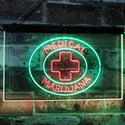 ADVPRO Medical Marijuana Cross Sold Here Indoor Display Dual Color LED Neon Sign st6-i3084 - Green & Red