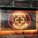 ADVPRO Medical Marijuana Cross Sold Here Indoor Display Dual Color LED Neon Sign st6-i3084 - Red & Yellow