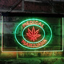ADVPRO Medical Marijuana Hemp Leaf Sold Here Indoor Display Dual Color LED Neon Sign st6-i3085 - Green & Red