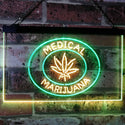 ADVPRO Medical Marijuana Hemp Leaf Sold Here Indoor Display Dual Color LED Neon Sign st6-i3085 - Green & Yellow