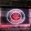 ADVPRO Medical Marijuana Hemp Leaf Sold Here Indoor Display Dual Color LED Neon Sign st6-i3085 - White & Red