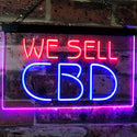 ADVPRO CBD Sold Here Dual Color LED Neon Sign st6-i3091 - Blue & Red