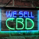 ADVPRO CBD Sold Here Dual Color LED Neon Sign st6-i3091 - Green & Blue