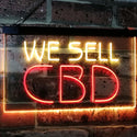 ADVPRO CBD Sold Here Dual Color LED Neon Sign st6-i3091 - Red & Yellow