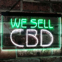 ADVPRO CBD Sold Here Dual Color LED Neon Sign st6-i3091 - White & Green