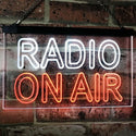 ADVPRO Radio On Air DND Dual Color LED Neon Sign st6-i3094 - White & Orange